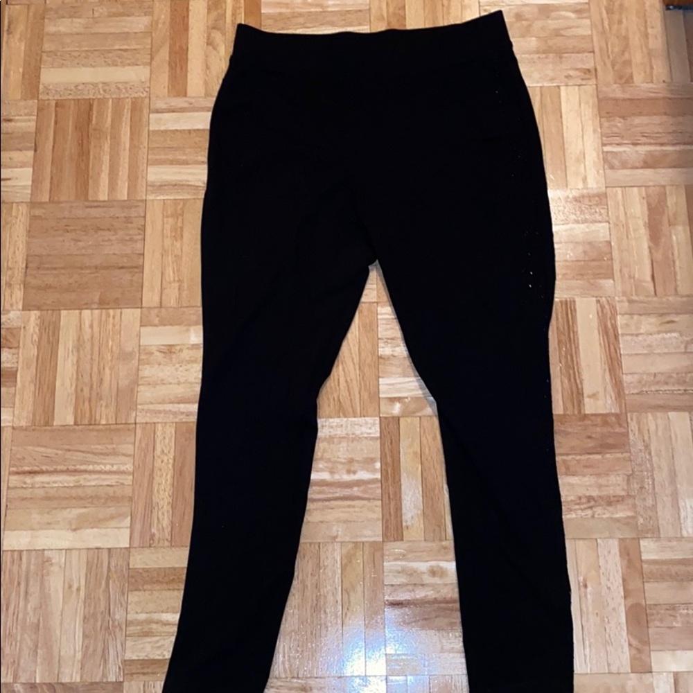 Black High Waist Sequin Leggings